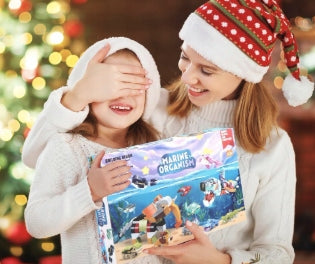 KALENDARZ ADWENTOWY KLOCKI ZWIERZĘTA MORSKIE PREZENT ZABAWKI ŚWIĘTA 2025
