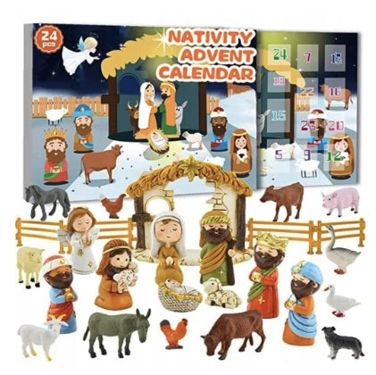 KALENDARZ ADWENTOWY SZOPKA ZESTAW SZOPKI DLA DZIECI NA ŚWIĘTA ZABAWKI 2025