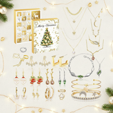 Kalendarz adwentowy - flat lay