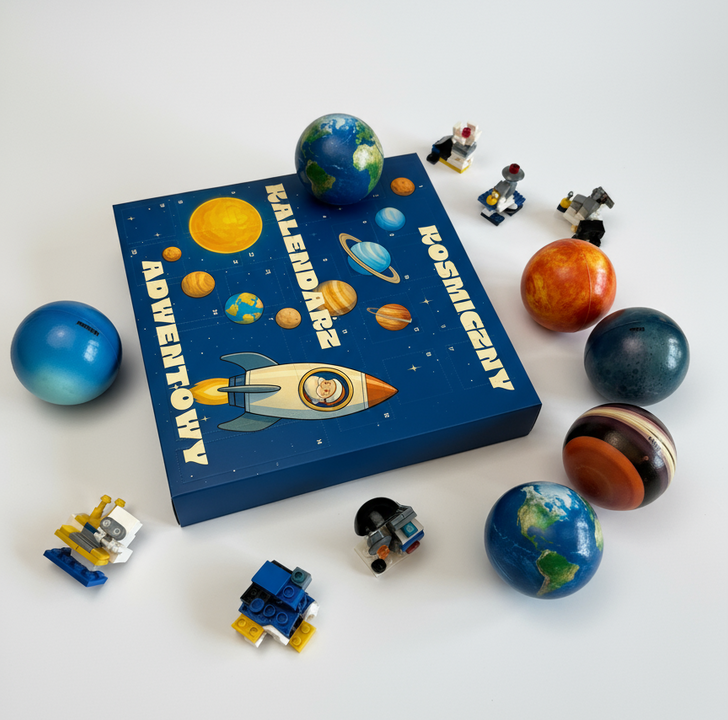 Kalendarz Kosmos - widok pod kątem