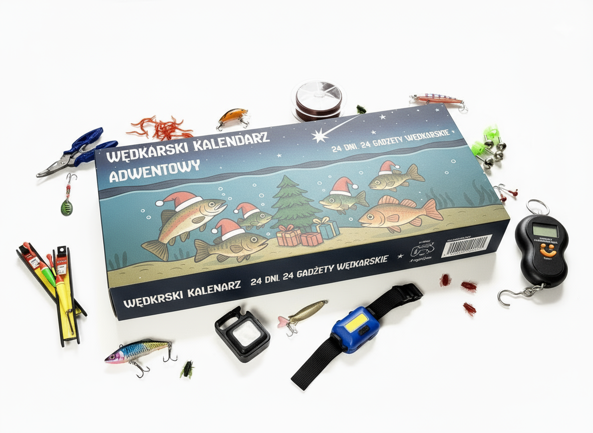 Kalendarz wędkarski - zbliżenie pod kątem