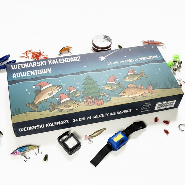Kalendarz wędkarski - zbliżenie pod kątem