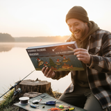 Wędkarz otwierający Twój kalendarz nad jeziorem